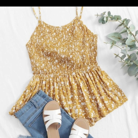 NWOT SHEIN yellow top - Picture 3 of 5